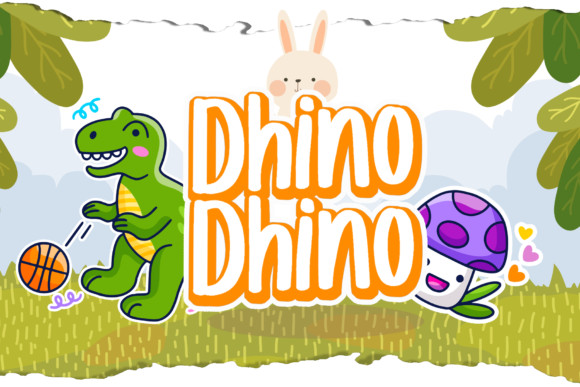 A Real Design Project with Dhino Dhino Font