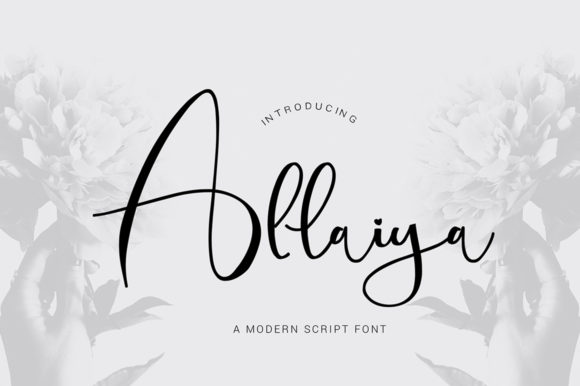 Allaiya: A Modern Script Font for Crafters