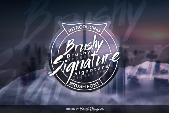 Brushy Signature: A Font for Handmade Product Makers