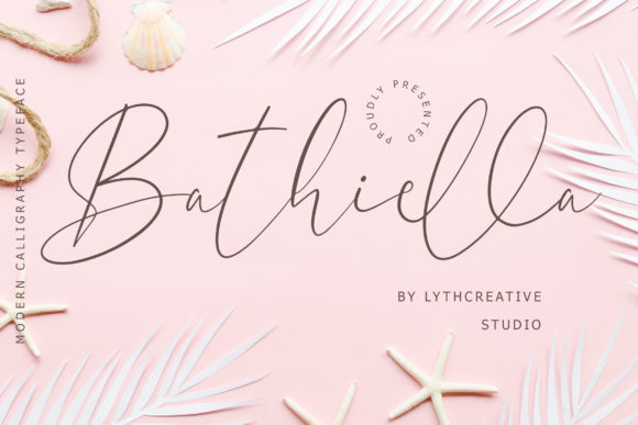 Exploring Bathiella Font for Branding and Logo Design