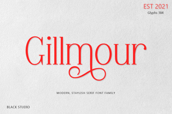 Gillmour: An Elegant Serif for Classic and Modern Design