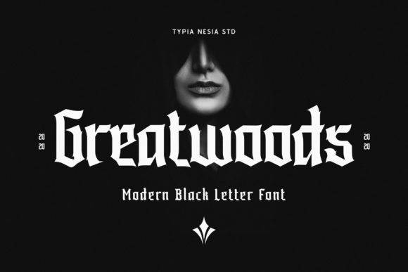 Greatwoods Blackletter Font for Editorial Mastery