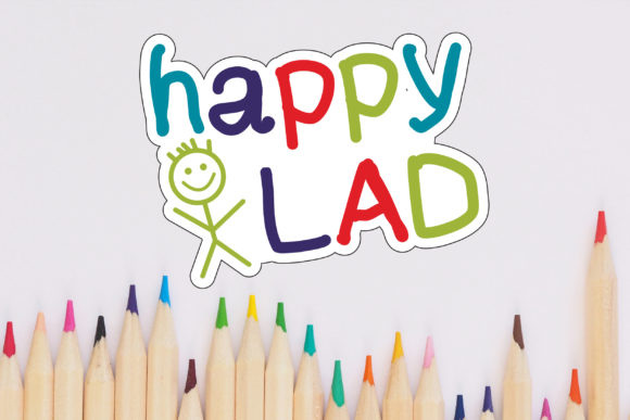 Happy Lad: A Handwritten Font for Every Creative Product