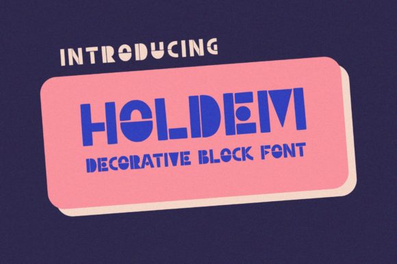 Holdem: A Refined Font for Editorial Personality