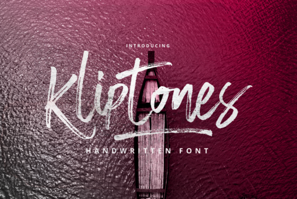 Kliptones: A Campaign Designer’s Review of a Brushed Handwritten Font