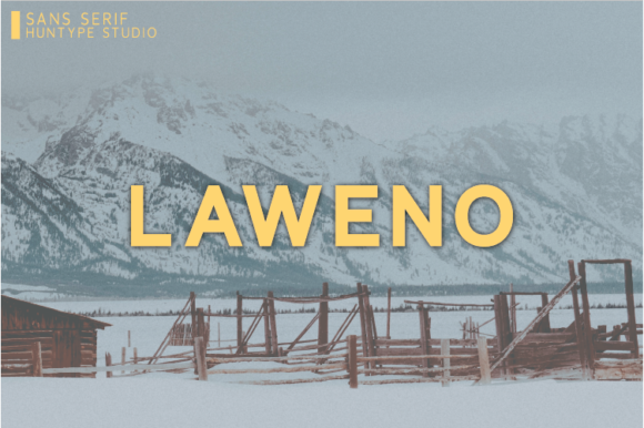Laweno: A Bold Font for Confident Business Branding