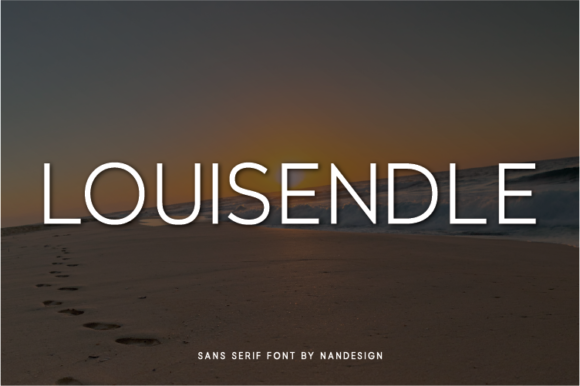 Louisendle: A Calm Sans Serif Font for Editorial Refinement