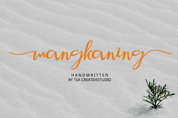 Mangkaning Font Review for Handmade Product Design