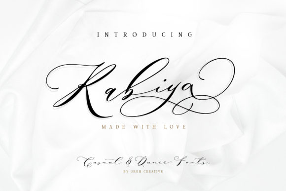 Rabiya: The Elegant Script Font for Handmade Products