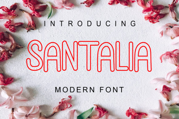 Santalia: A Handwritten Font for Authentic Branding