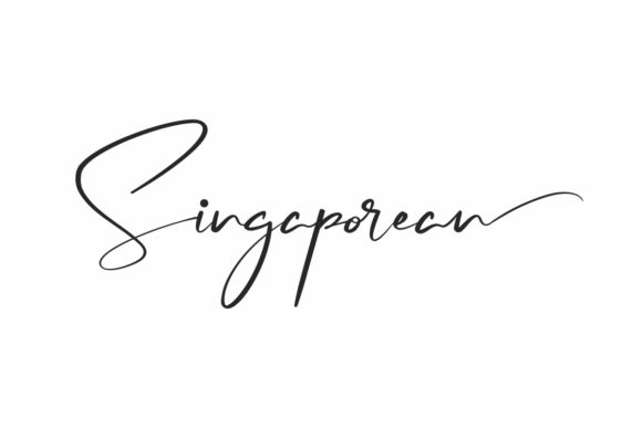 Singaporean: A Distinct Handwritten Font for Makers