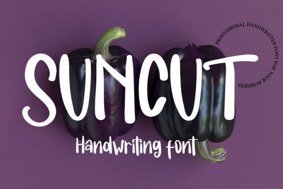 Suncut Font Review: A Bold Handwritten Typeface for Branding