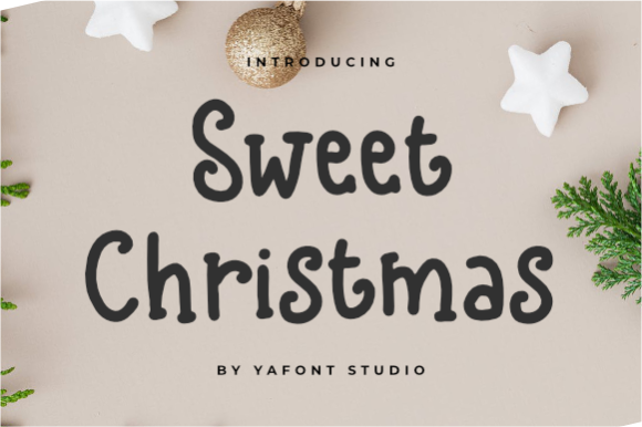 Sweet Christmas: A Friendly Handwritten Font for Marketing Visuals