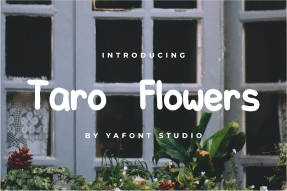 Taro Flowers: A Casual Handwritten Font for Campaigns