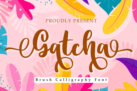 The Gatcha Font: A Sweet Handwritten Script for Elegant Branding
