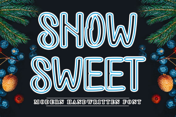 Using Snow Sweet Font to Personalize Your Campaign Design
