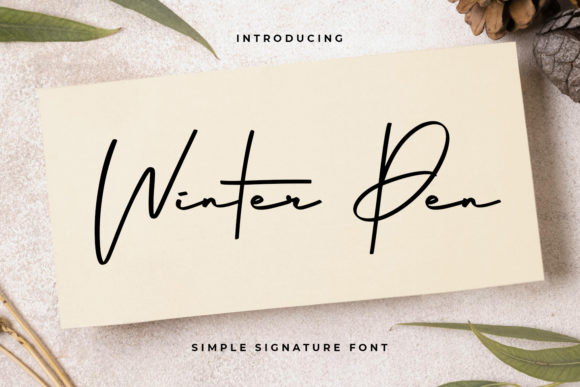 Winter Pen Font: A Timeless Handwritten Style for Creators